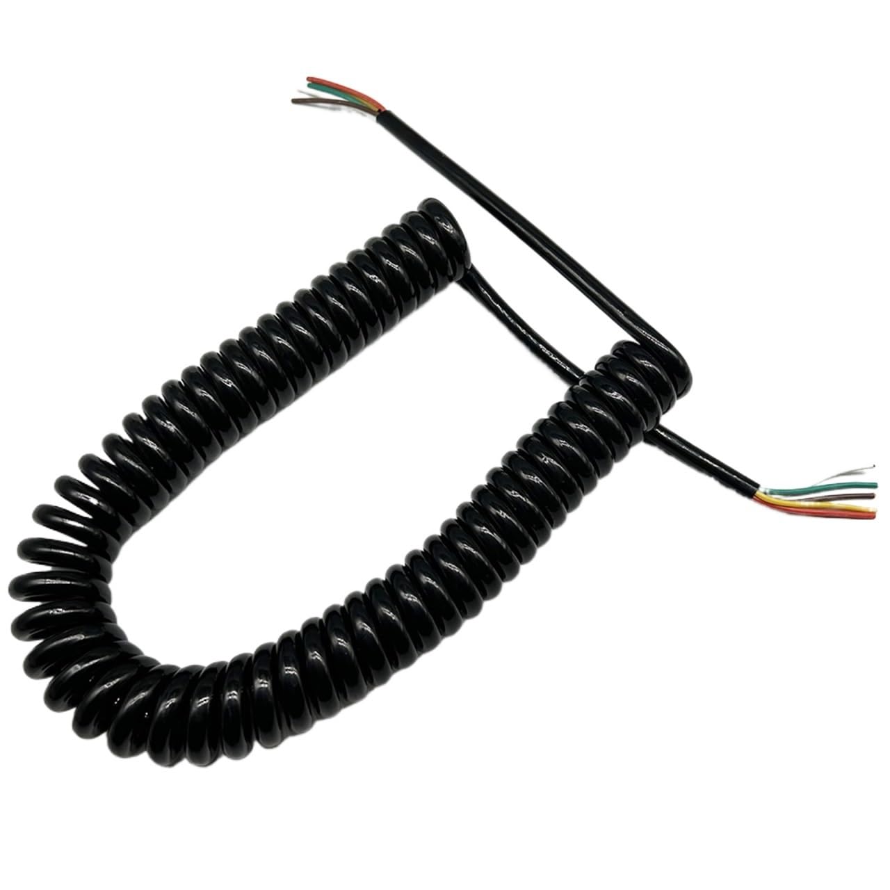 spiraalkabel 7/24v- zonder plug – 3.5 meter - aanhanger kabel