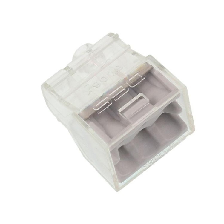 snelle elektrische connectoren - 6 connectoren draad - tot 2,5 mm2 - 10 stuks in pak