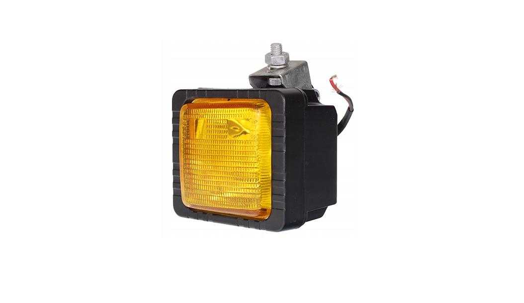 rechthoekige werklamp - h3 - 12v - 55w - geel