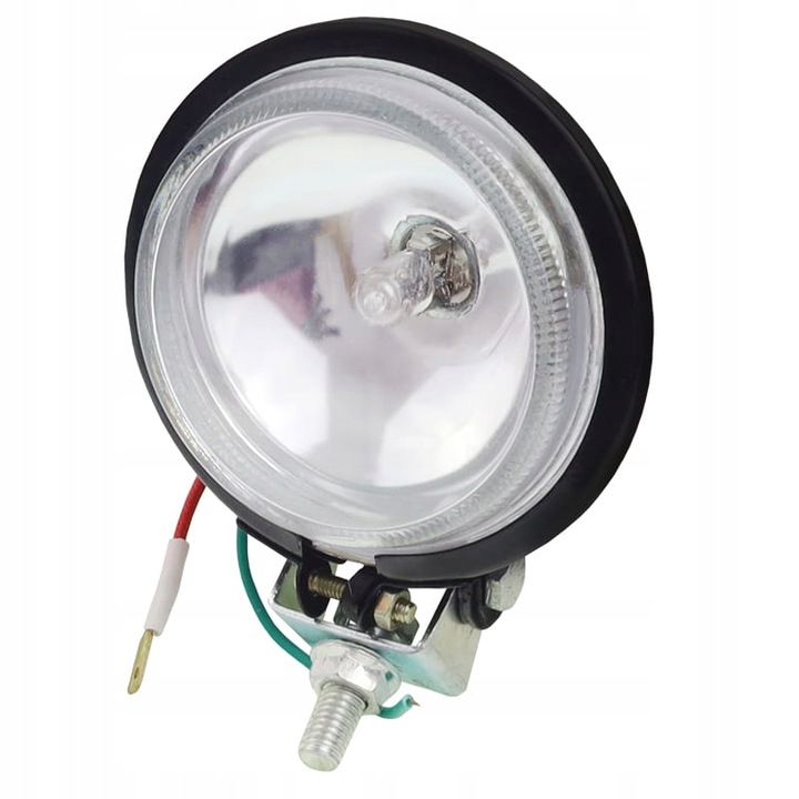 ronde metalen werklamp - 91mm - 12v - 55w - lamp - gloeilamp 