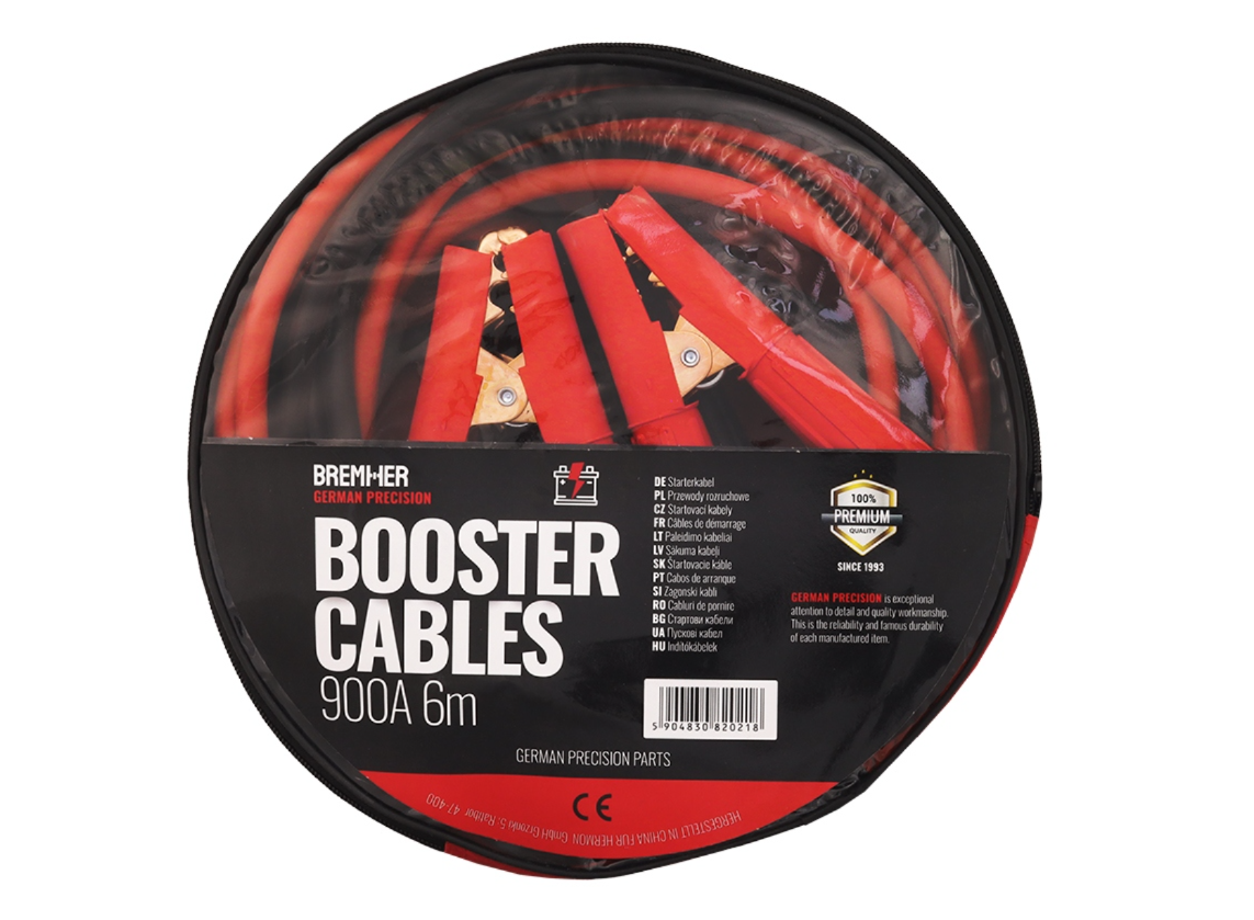 startkabels - 900A - 6 meter - accukabel - 20mm² doorsnede