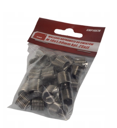 draadherstelinserts - 25 stuks - 10x1.50mm - helicoils
