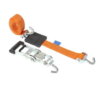 professionele lohr sjorband 4t - transportband met draaibare haken & blokken - 3,5m autotransporter set