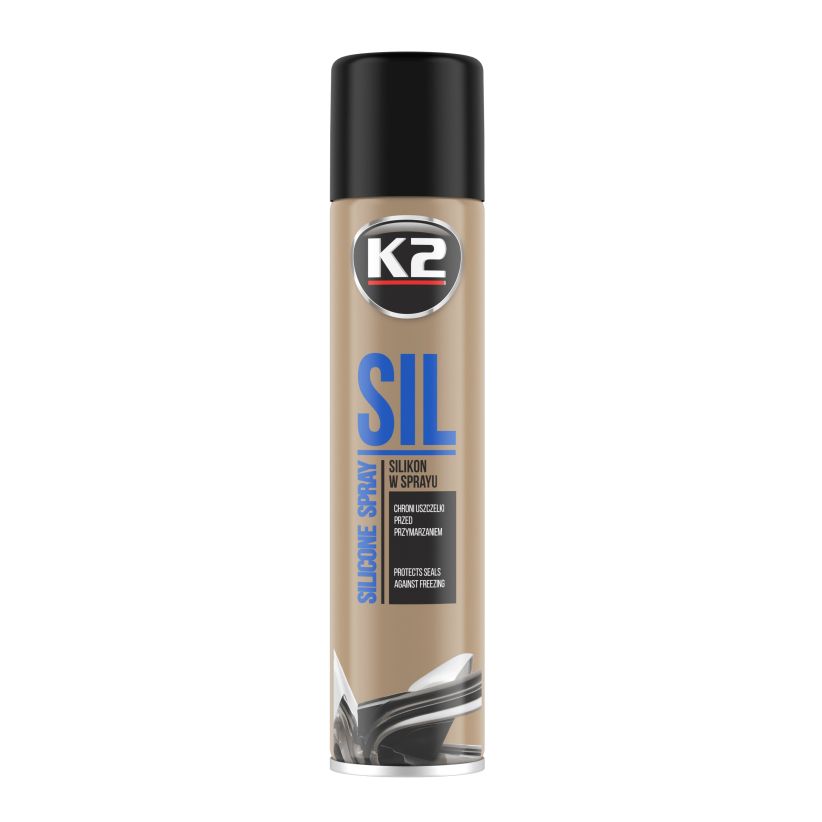 k2 sil 300 ml - siliconenspray - smeermiddel voor rubber en kunststof