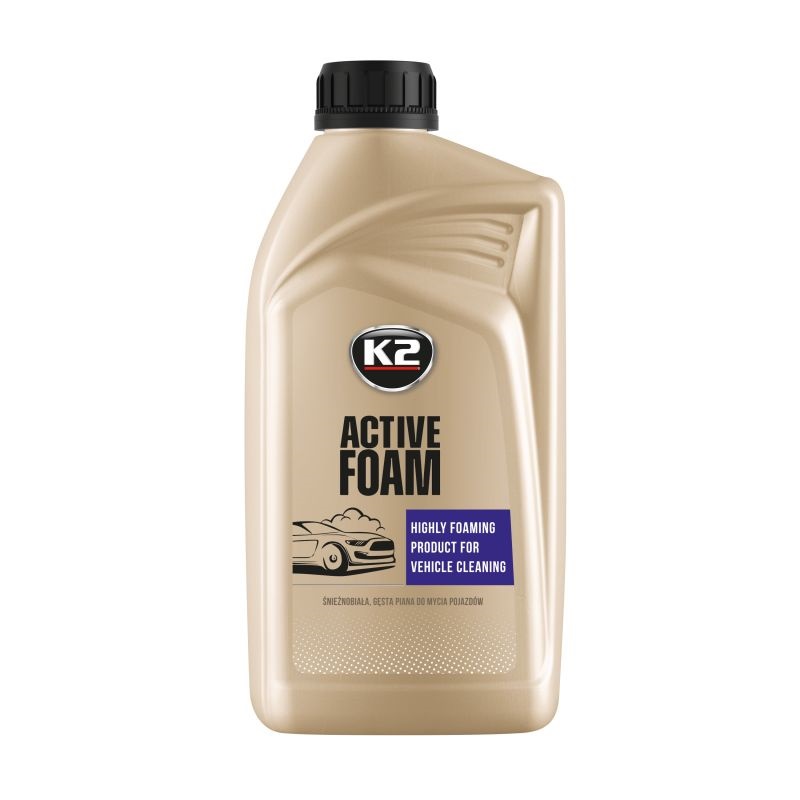 k2 active foam - actief schuim voor auto en camper - geconcentreerde pre-wash met intense reinigingskracht