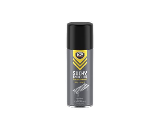 k2 ptfe droog smeermiddel 400ml - voor elementen die aan vuil worden blootgesteld - smeert en beschermt componenten