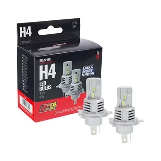 h4 led-lampenset - krachtige 30w verlichting - 6500k daglichtkleur