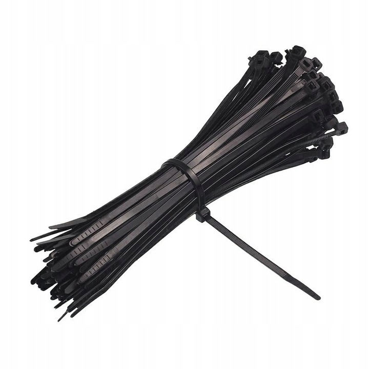 kabelbinders zwart 7.6 x 450 mm - tiewraps - tieraps - 100 stuks per pak