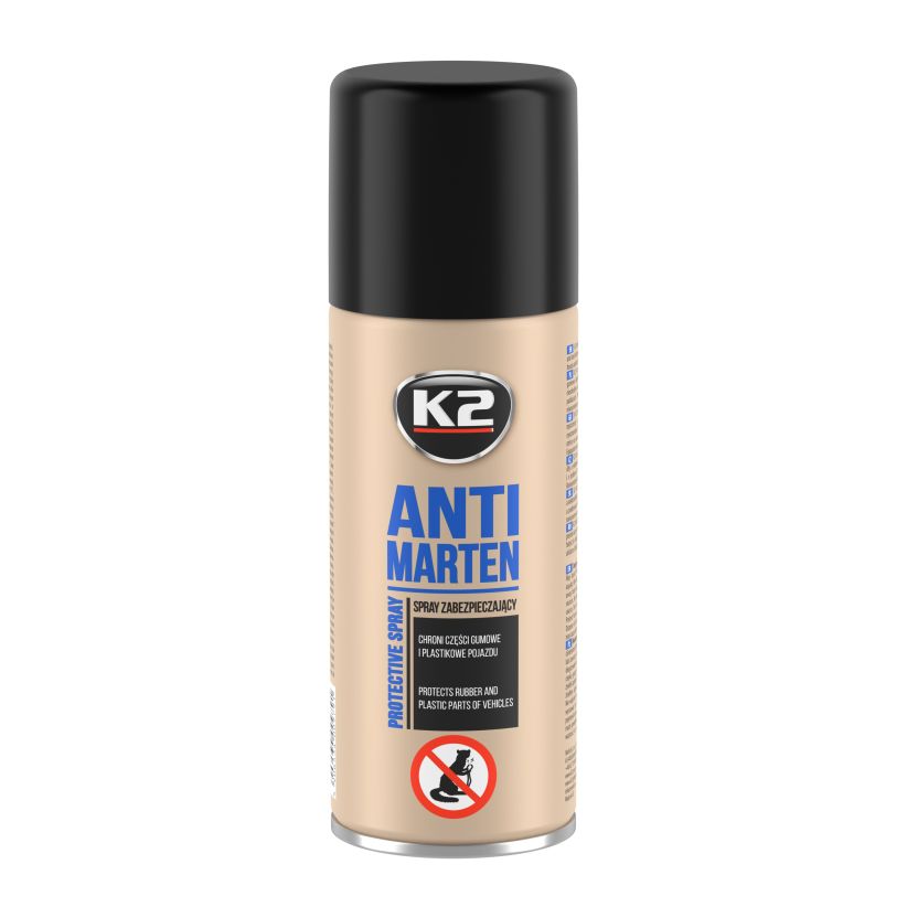 k2 anti marter - 400ml - beschermt tegen schade door marters en knaagdieren - spray - anti marten