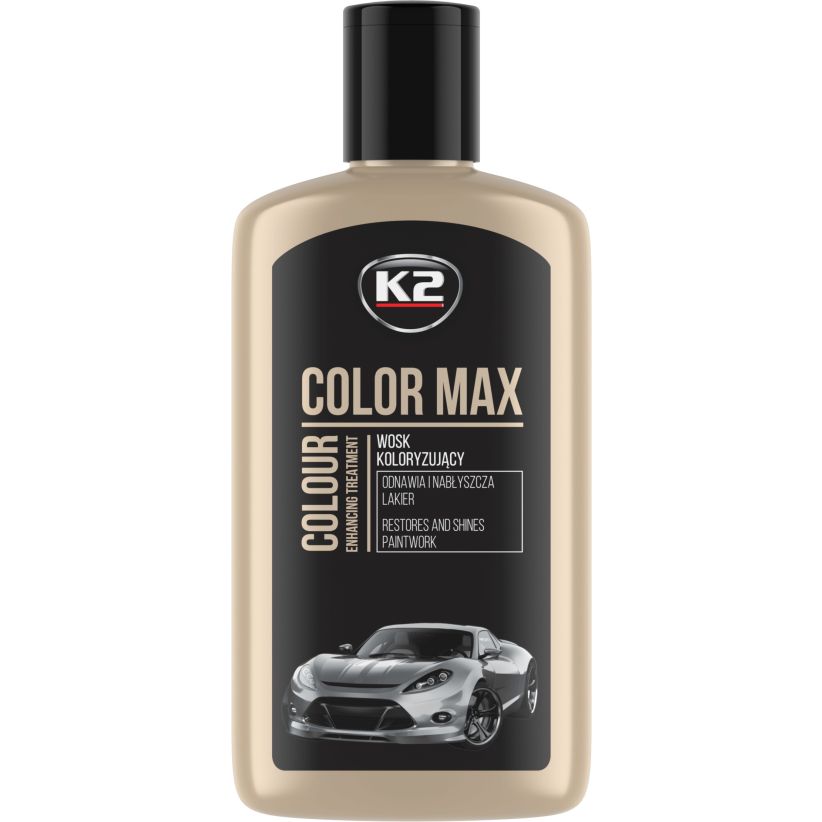 k2 color max zwarte pigmentwax 250ml - krascamouflage en diepe glans - kleurenwax - kleurherstellende wax