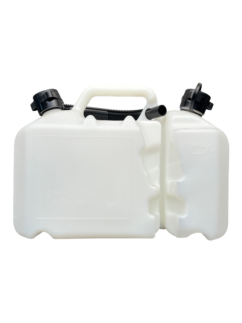 jerrycan - 8 liter combinatie - brandstof en olie - brandstofkan - oliekan - jerry can