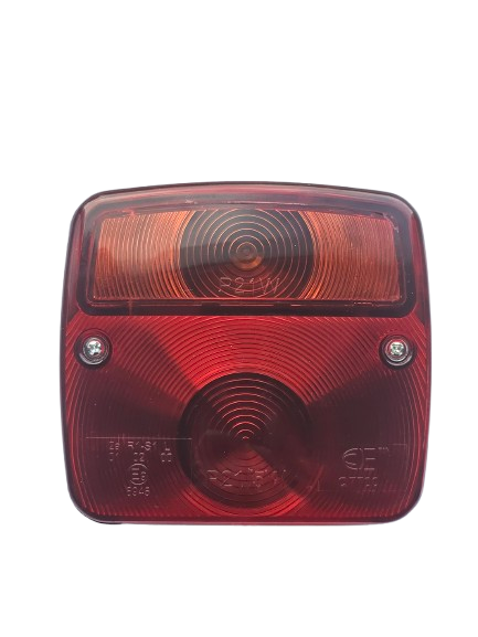 achterlicht vierkant 12 volt 104x100x50mm - achterlamp - achterlicht - aanhanger achterlamp - verlichting