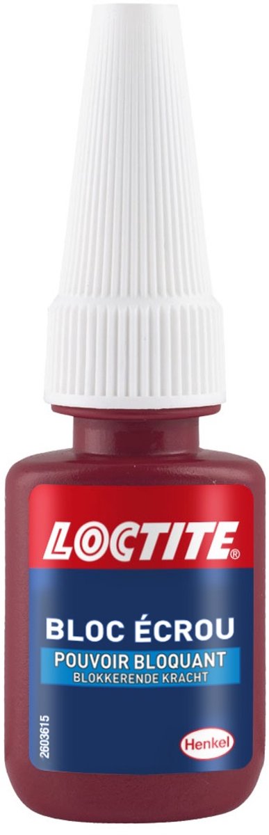 schroefdraadborging 5 gram - schroeflijm - schroefdraadlijm - lijm - loctite