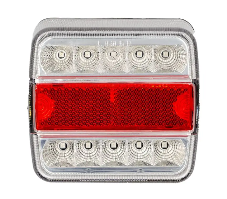 achterlicht led vierkant 14x led - ledlamp - led achterlicht - achterlamp - led achterlamp - aanhanger achterlamp