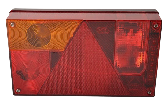 achterlicht multipoint 1 135x240mm 12 volt - links - achterlamp - achterlicht - aanhanger achterlamp