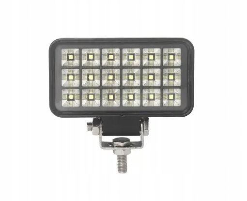 led werklamp met schakelaar 18x led 27w - werklamp - bouwlamp - werklicht - lamp - ledlamp