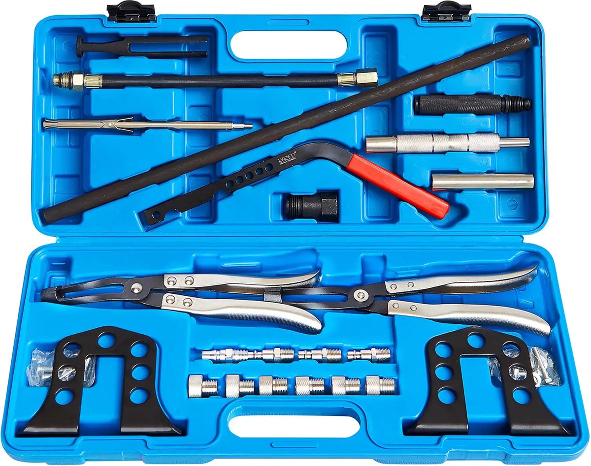 klepveer demontage en montage set pneumatisch - klepveertang - kleppentang