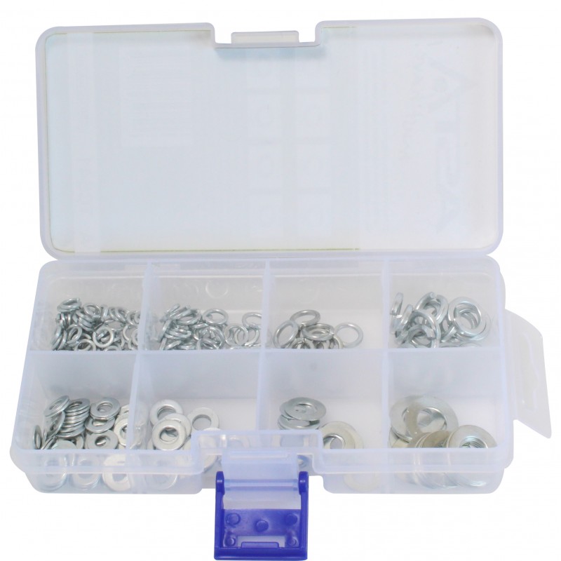 ringen en veerringen assortiment 250 delig - veer ringen - carrosserie ring - asta