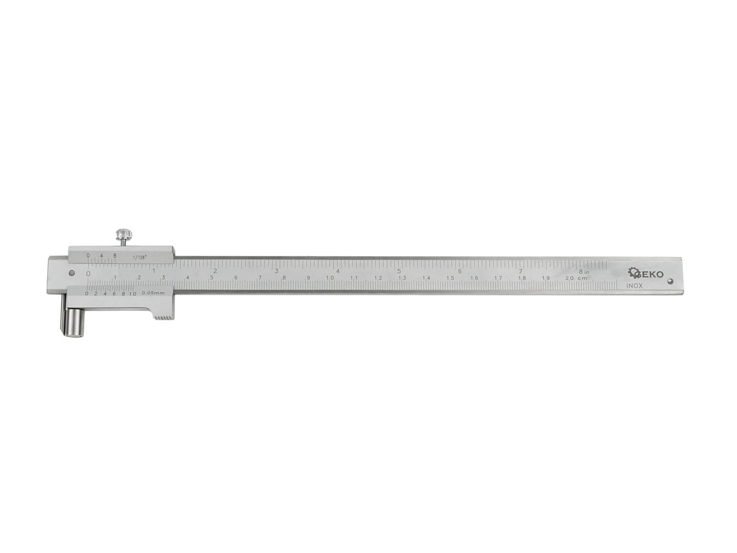 schuifmaat metaal met stift 200mm 0,05mm - meter - schuifmeter - geko
