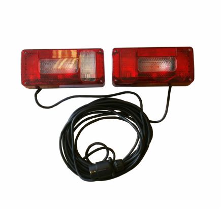 verlichting set 7 polig 7,5m kabel magnetisch - aanhanger verlichting - achterlicht - achterlamp