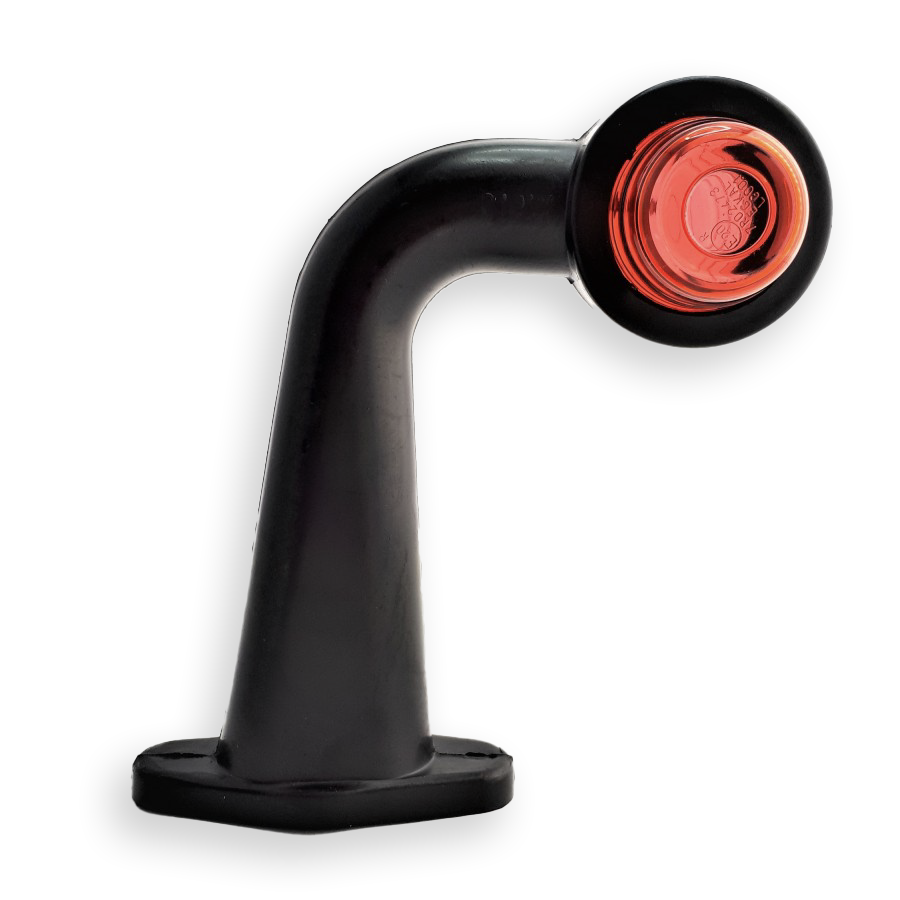 breedtelamp haaks 90 graden 185mm - breedtelicht - zijlicht - zijlamp - contourlamp