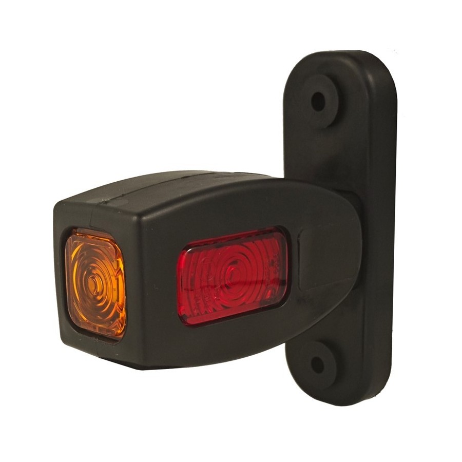 led breedtelamp 100mm 3x led - aanhanger zijlamp - zijlicht - breedtelicht