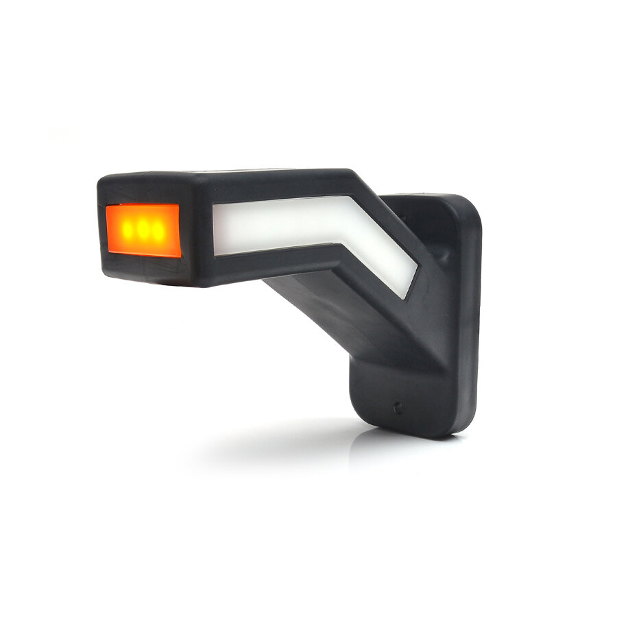 led breedtelamp rechts 145mm 3x led - aanhanger zijlamp - zijlicht - breedtelicht