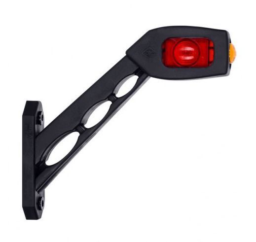 led breedtelamp rechts 170mm 3x led - aanhanger zijlamp - zijlicht - breedtelicht