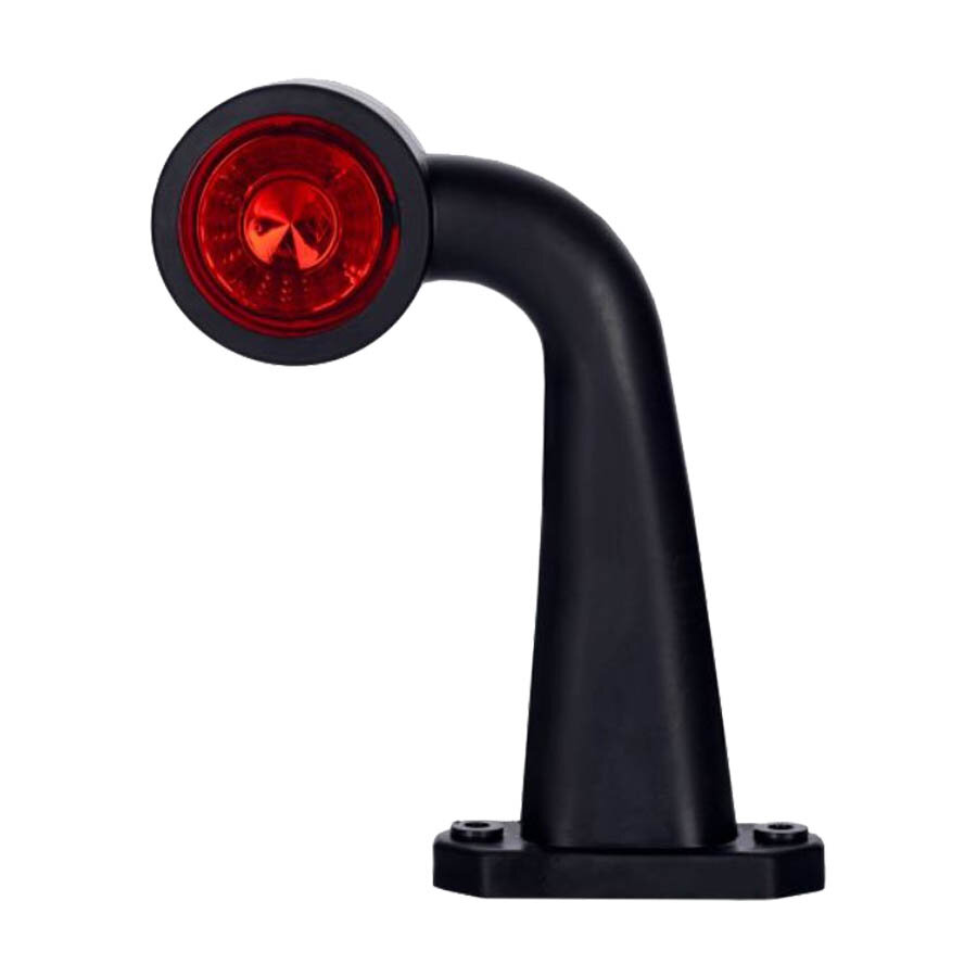 led breedtelamp rechts 180mm 2x led - aanhanger zijlamp - zijlicht - breedtelicht - contourlamp