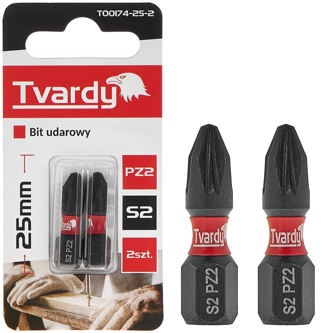pz2 bit 25mm s2 - schroefbit - boorbit - bitje - slagbit
