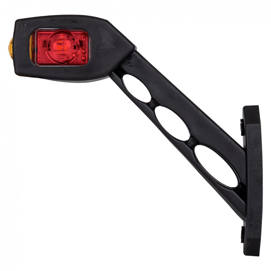 led breedtelamp links 170mm 3x led - aanhanger zijlamp - zijlicht - breedtelicht - contourlamp