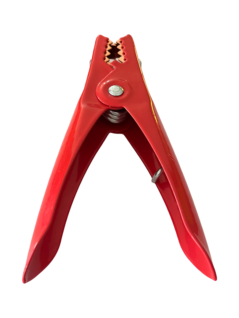 accu laadklem - rood - acculaadklem - accu oplaadklem - startkabelklem - batterijtang
