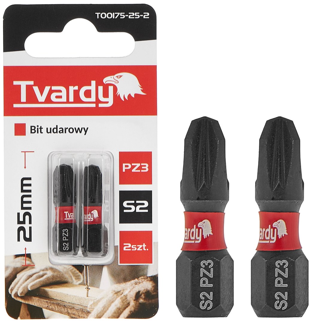 pz3 bit 25mm s2 - schroefbit - boorbit - bitje - slagbit