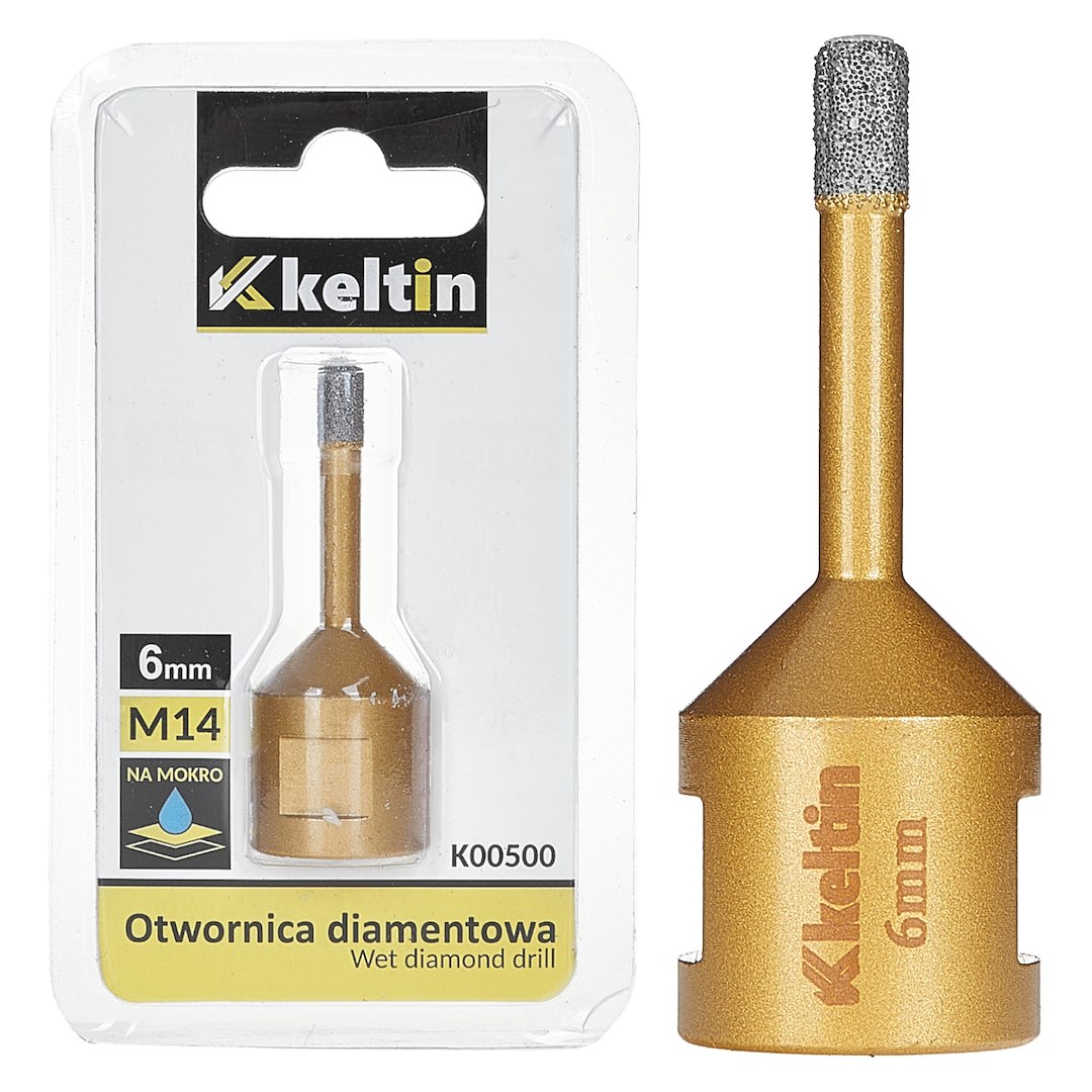 diamant gatenzaag 6 mm - m14 - gatenboor - diamantzaag - gatenboor - keltin