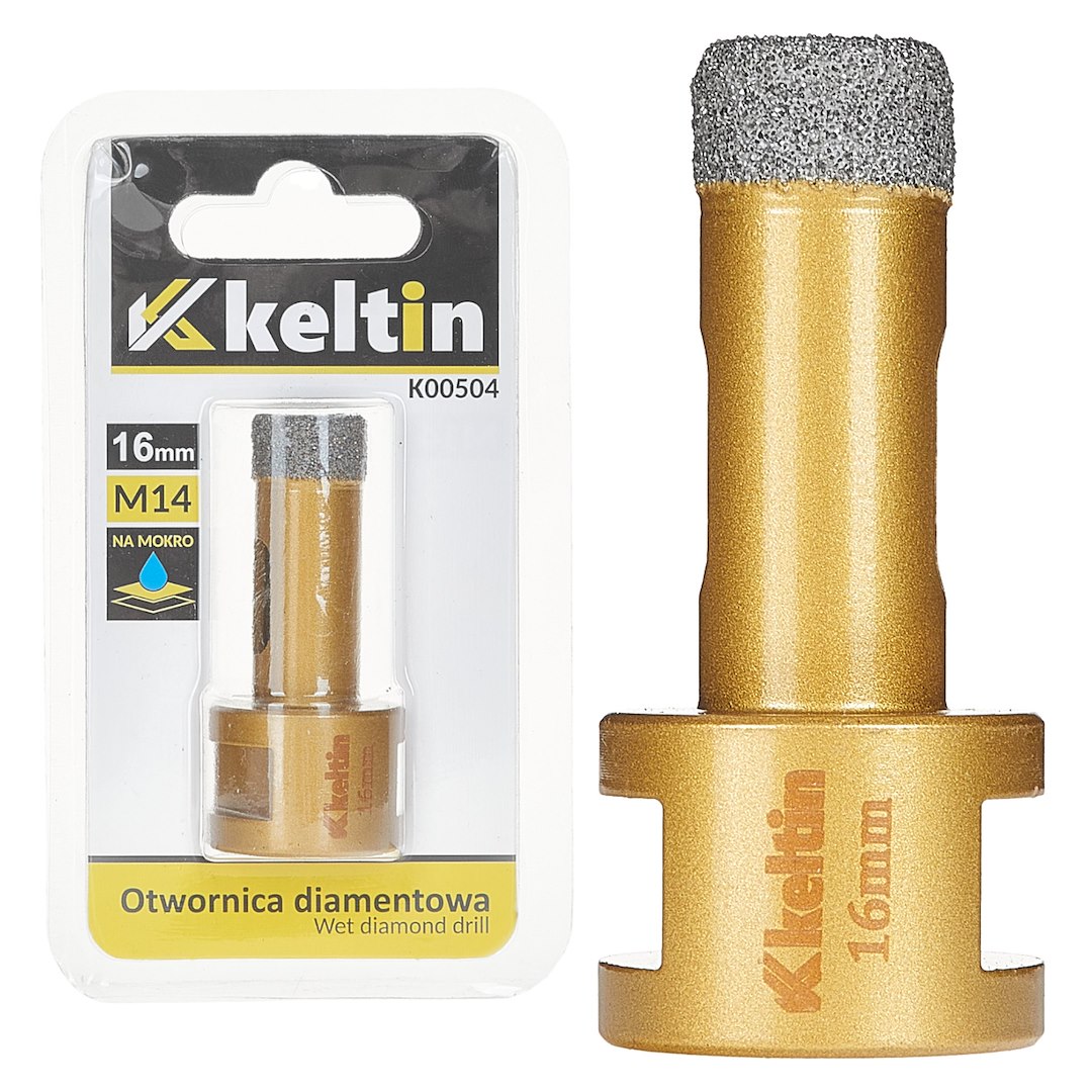 diamant gatenzaag 16 mm - m14 - gatenboor - diamantzaag - gatenboor - keltin