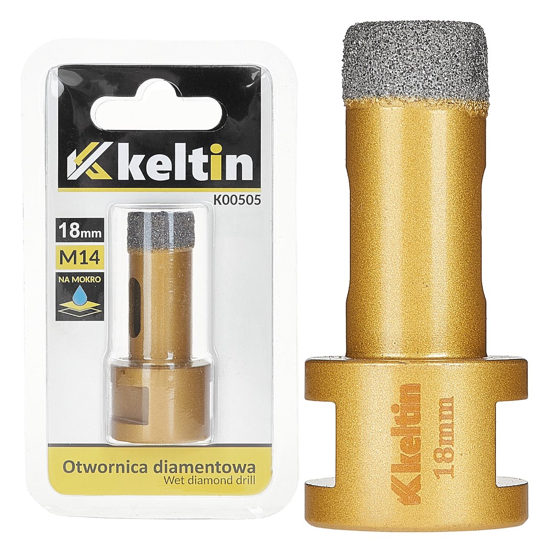 diamant gatenzaag 18 mm - m14 - gatenboor - diamantzaag - gatenboor - keltin