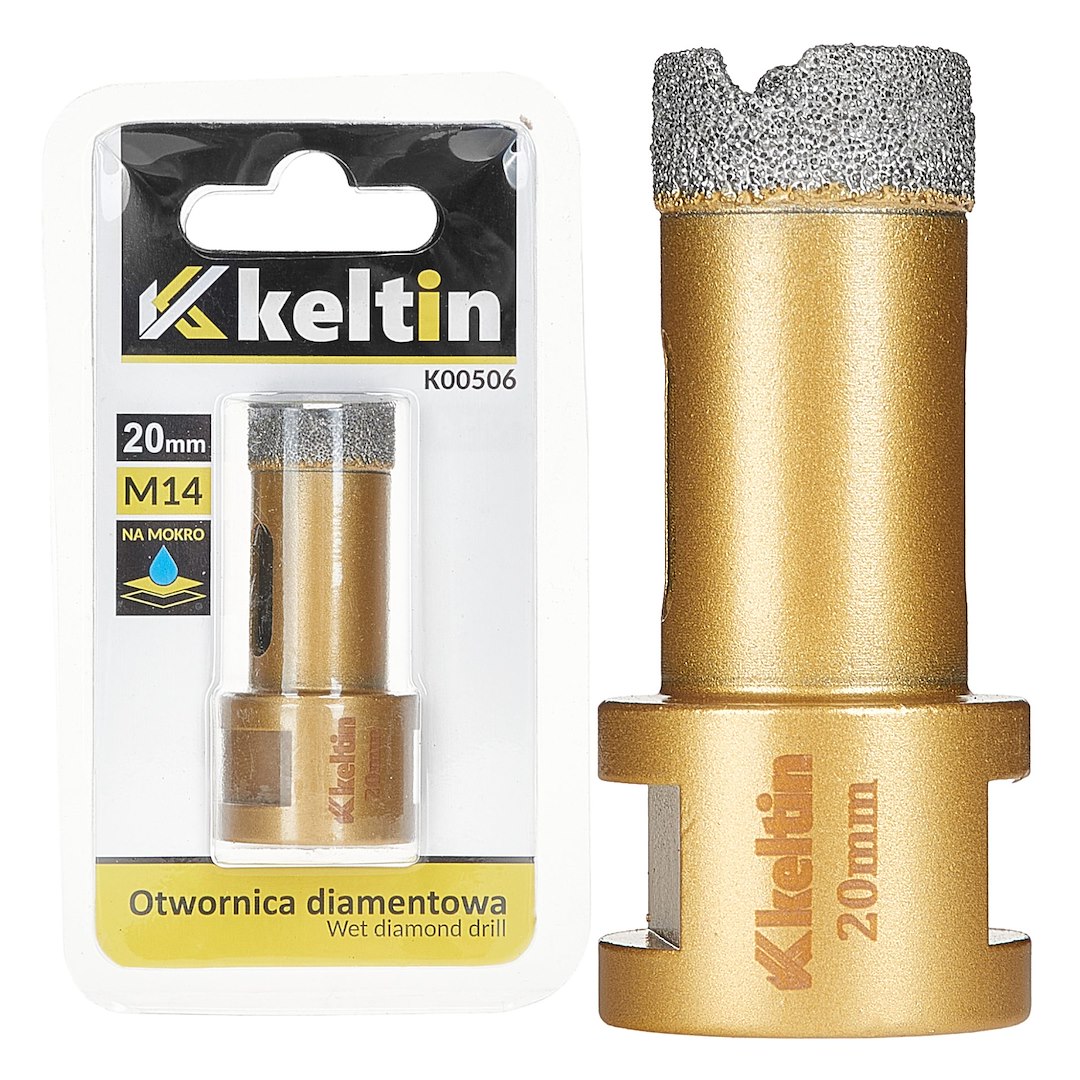 diamant gatenzaag 20 mm - m14 - gatenboor - diamantzaag - gatenboor - keltin