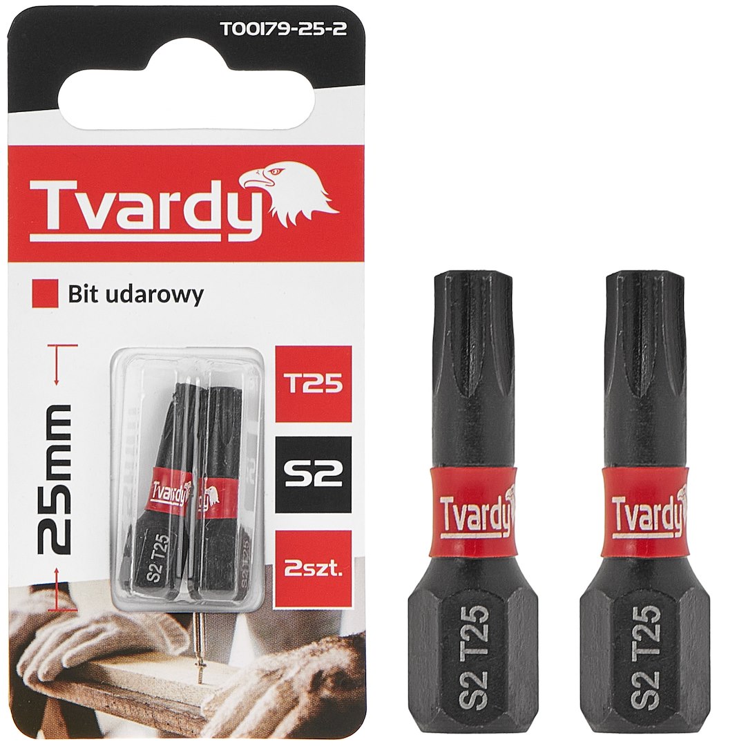 t25 bit 25mm s2 - schroefbit - boorbit - bitje - slagbit