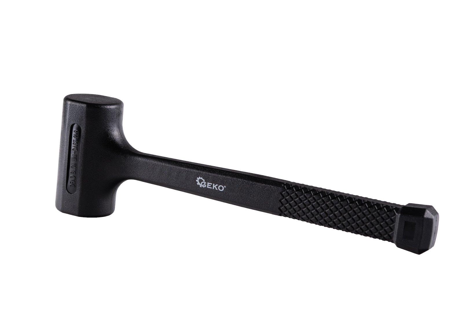 terugslagloze rubberen hamer 53 mm - rubber mallet - zachte klopper - kunststof hamer - geko