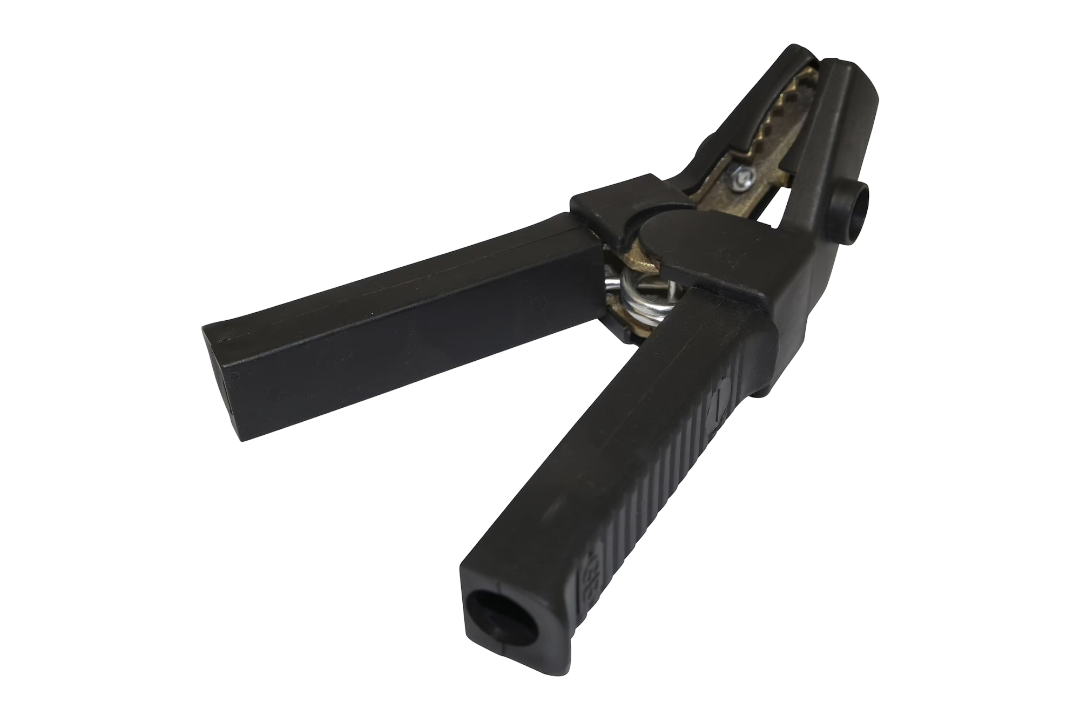 accu laadklem - 500 ampère - zwart - haaks model - acculaadklem - accu oplaadklem