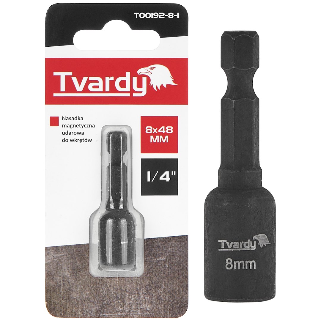 magnetische krachtbitdop 8x48mm 1/4 - parkerdop - bit dop - parker dop voor op de boormachine - geko