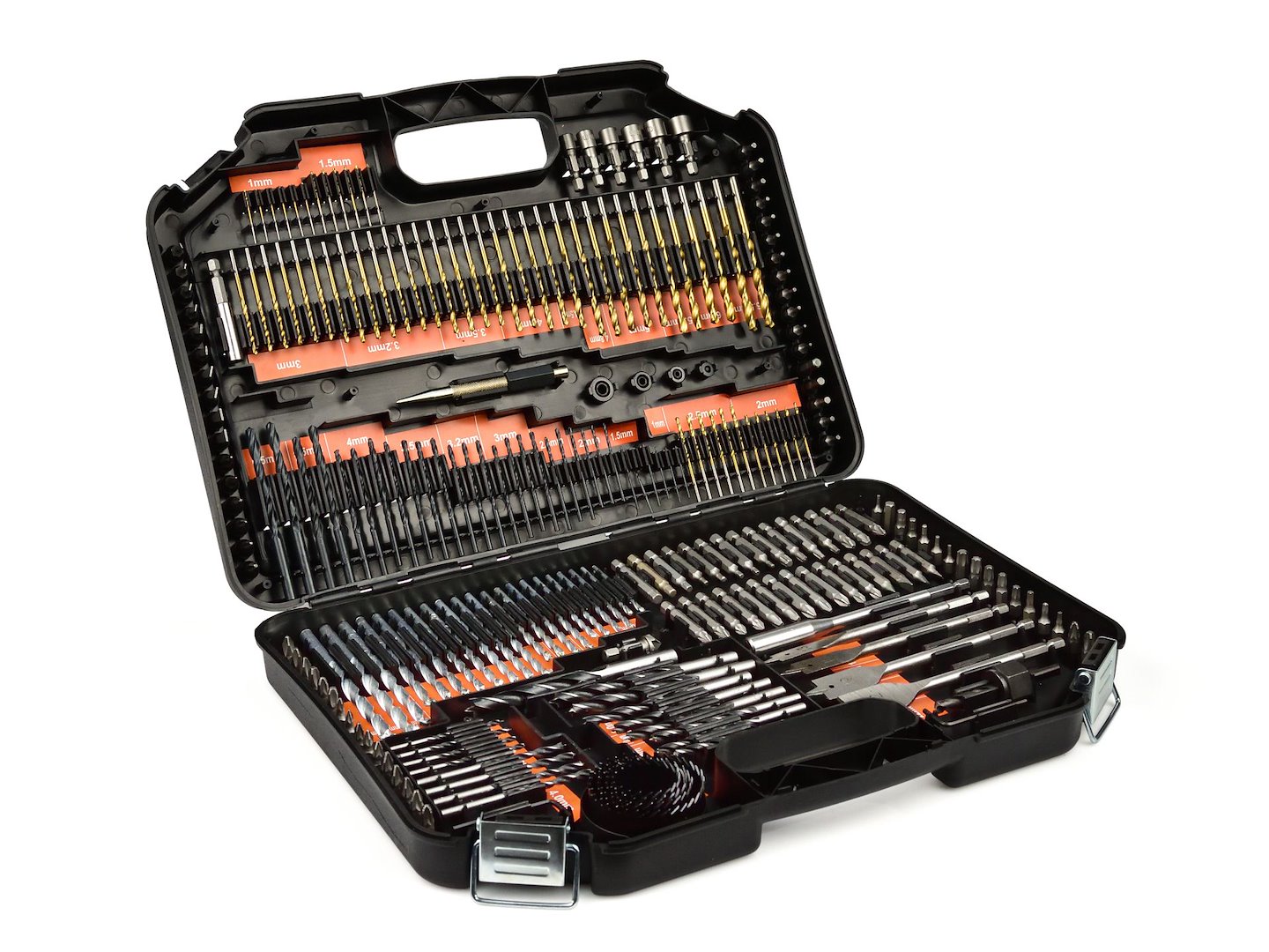 boor en bitset - 246 delig - borenset - bittenset - hss boren - doppen - gatenzagen - geko