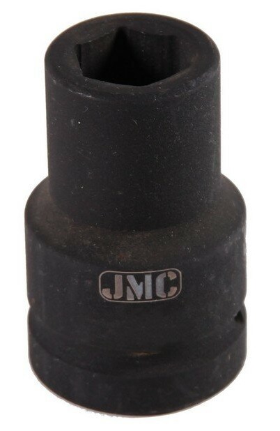 zeskant krachtdop 19 mm - 1 duims aansluiting - slagdop - impact dop - rateldop - dop - jmc