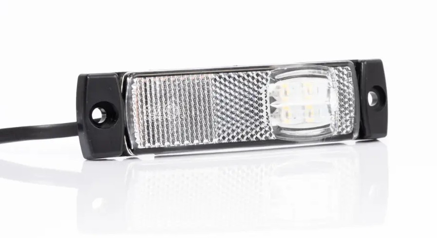 zijmarkeringslamp universeel wit 4x led - contourlamp - zij lamp - breedtelamp