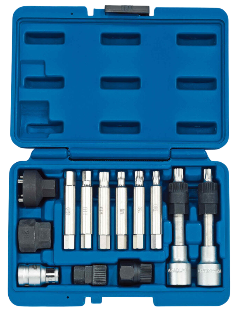 dynamo montage set - 13 delig - dynamo gereedschapsset - vrijloop poelie set