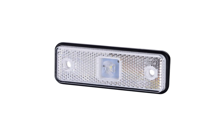 led zijmarkeringslamp universeel wit 1x led - contourlamp - zijlamp - breedtelamp