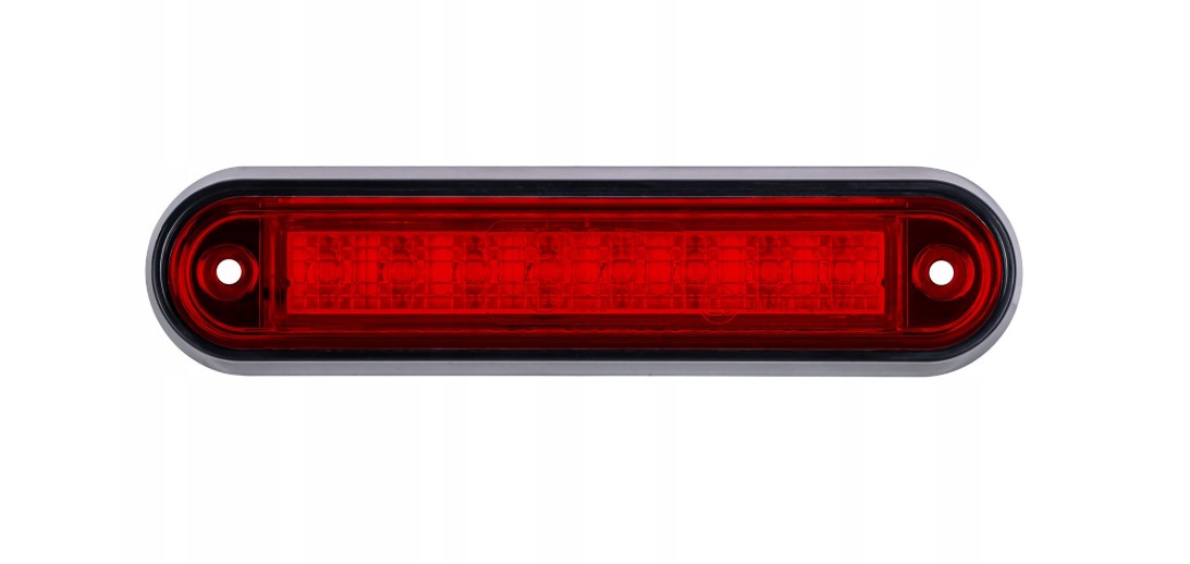 led zijmarkeringslamp universeel rood 8x led - contourlamp - zijlamp - breedtelamp