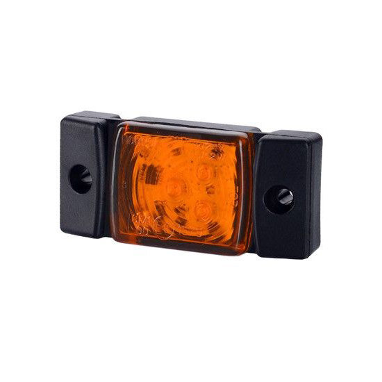 led zijmarkeringslamp universeel oranje 3x led - contourlamp - ledzijlamp - led breedtelamp