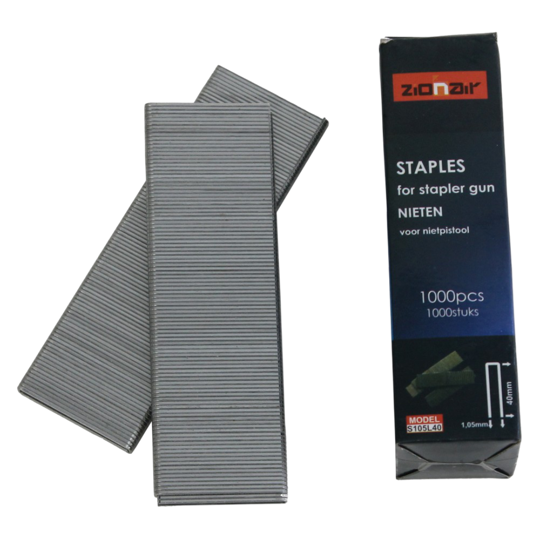 nietjes - 1000 stuks - 1,05mm x 40mm - nieten voor nietpistool - nieten - zionair
