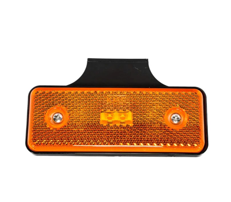 led zijmarkeringslamp universeel oranje 3x led - led contourlamp - zijlamp - led breedtelamp